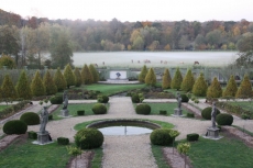 Un jardin en hiver